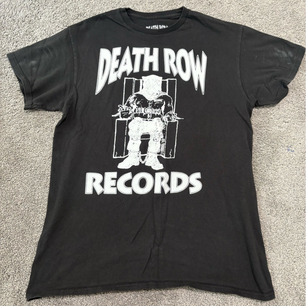 Death Row Records Black T-Shirt Men’s Size M Worn